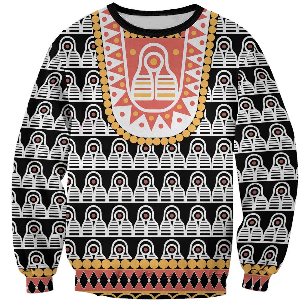 Cameroon Traditional Sweatshirt Toghu Pattern