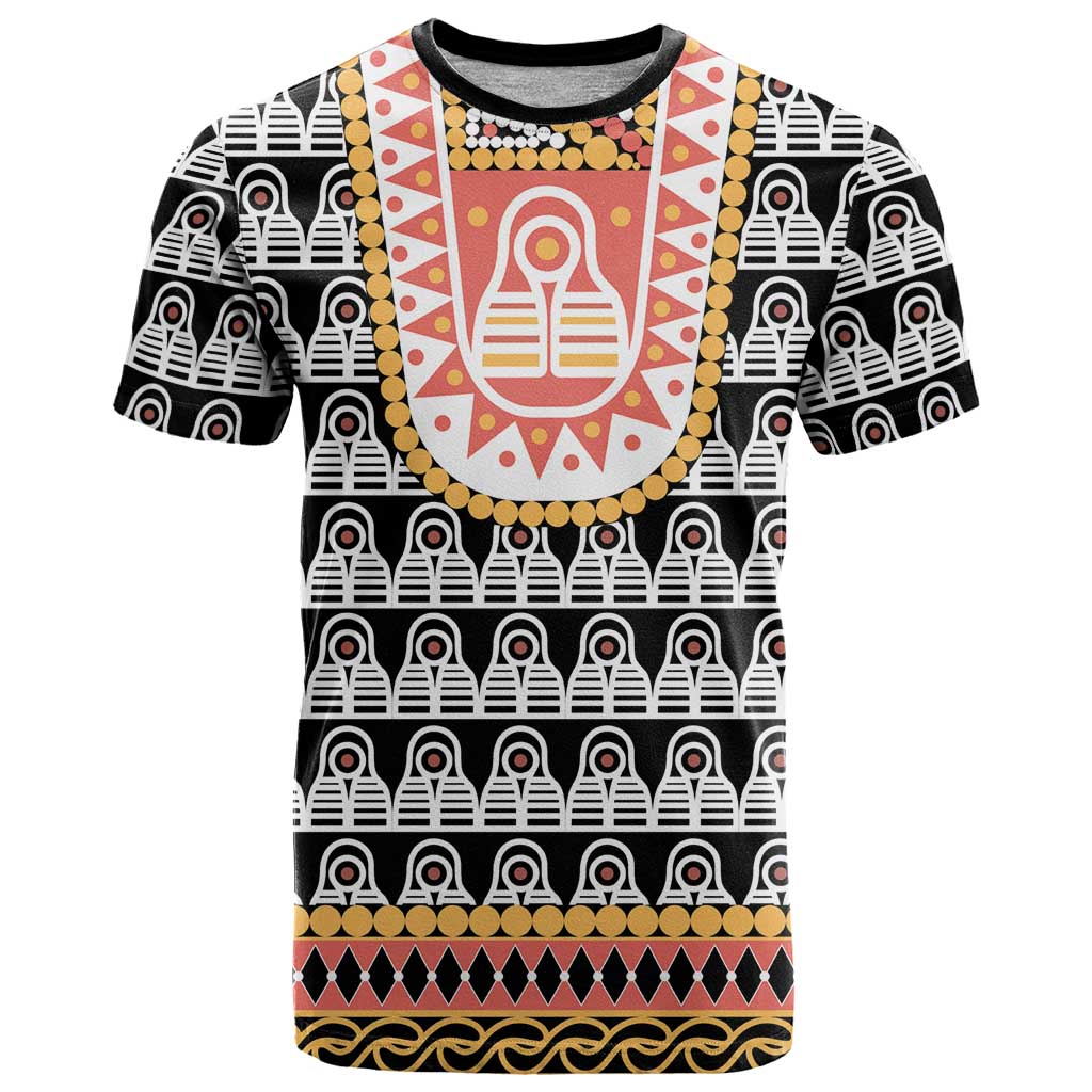 Cameroon Traditional T Shirt Toghu Pattern