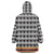 Cameroon Traditional Wearable Blanket Hoodie Toghu Pattern