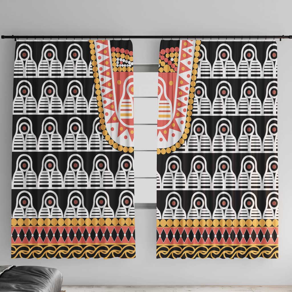 Cameroon Traditional Window Curtain Toghu Pattern