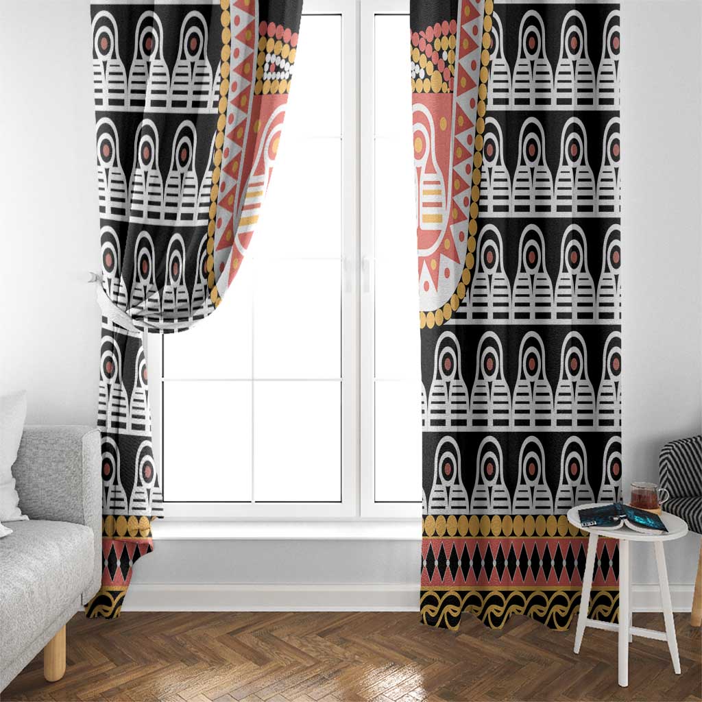 Cameroon Traditional Window Curtain Toghu Pattern