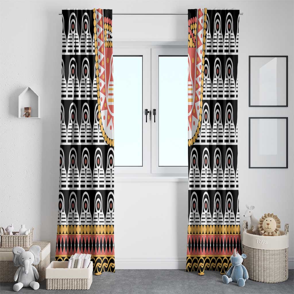 Cameroon Traditional Window Curtain Toghu Pattern