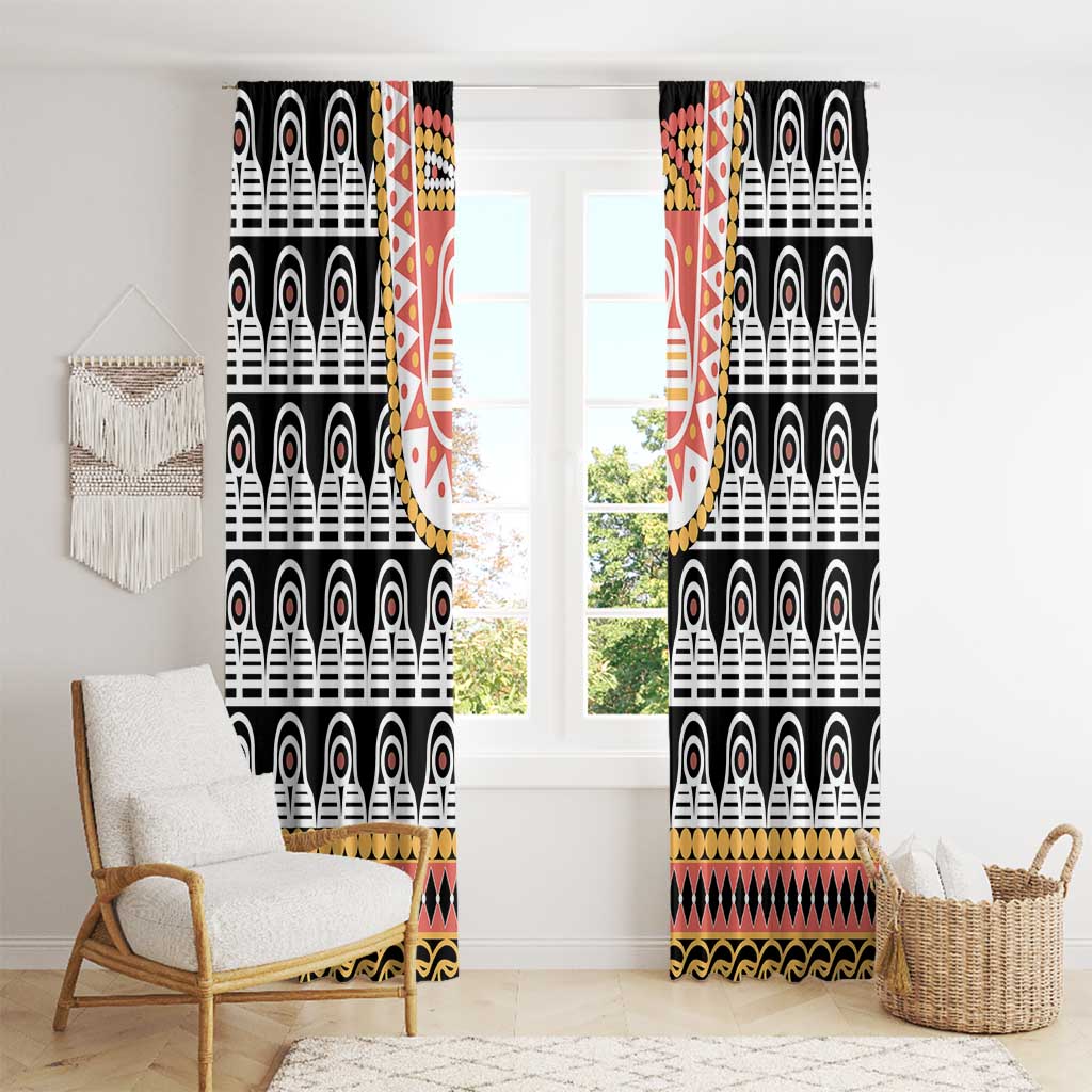 Cameroon Traditional Window Curtain Toghu Pattern