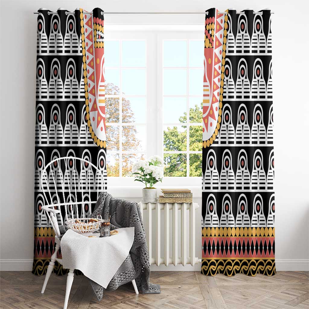 Cameroon Traditional Window Curtain Toghu Pattern