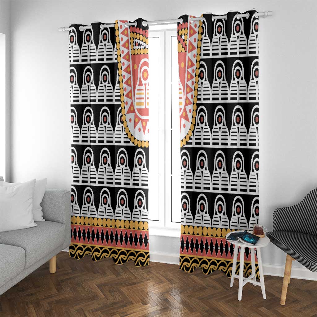 Cameroon Traditional Window Curtain Toghu Pattern