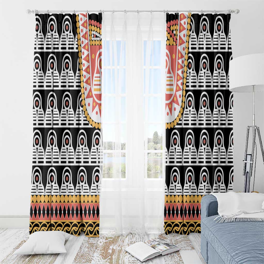 Cameroon Traditional Window Curtain Toghu Pattern