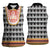Cameroon Traditional Women Sleeveless Polo Shirt Toghu Pattern