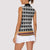 Cameroon Traditional Women Sleeveless Polo Shirt Toghu Pattern