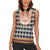 Cameroon Traditional Women Sleeveless Polo Shirt Toghu Pattern
