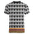 Cameroon Traditional Women V-Neck T-Shirt Toghu Pattern