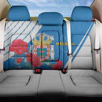 Melilla Back Car Seat Cover Coat Of Arms Red Carnation