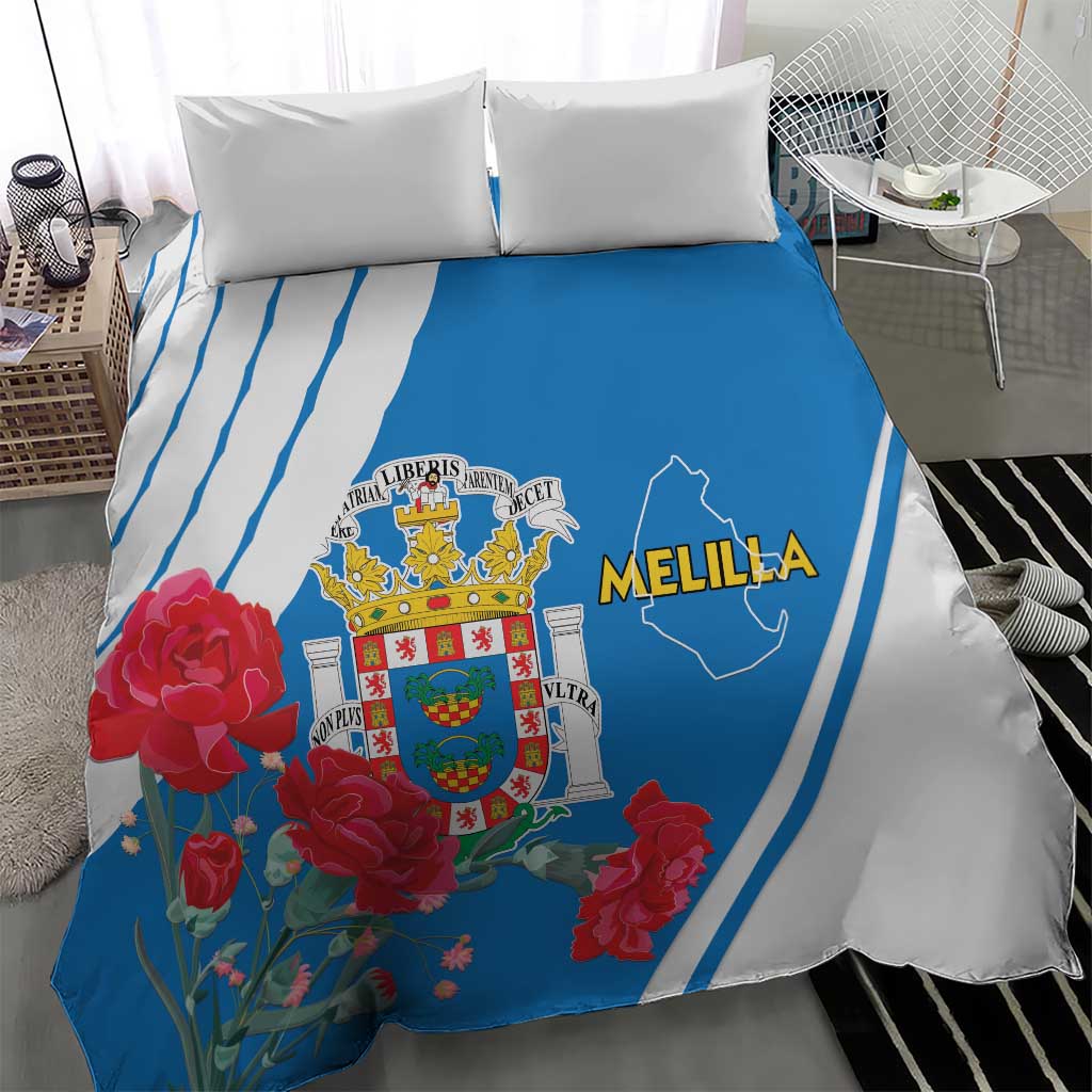 Melilla Bedding Set Coat Of Arms Red Carnation
