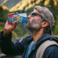 Melilla 4 in 1 Can Cooler Tumbler Coat Of Arms Red Carnation