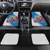 Melilla Car Mats Coat Of Arms Red Carnation