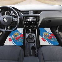 Melilla Car Mats Coat Of Arms Red Carnation