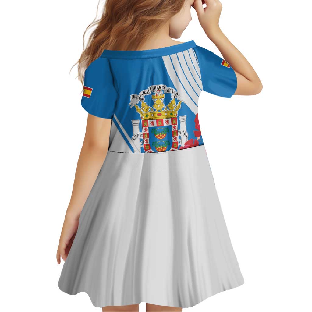 Melilla Family Matching Off Shoulder Maxi Dress and Hawaiian Shirt Coat Of Arms Red Carnation