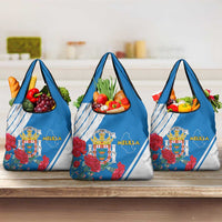 Melilla Grocery Bag Coat Of Arms Red Carnation