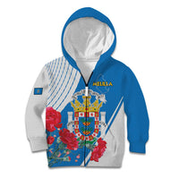 Melilla Kid Hoodie Coat Of Arms Red Carnation