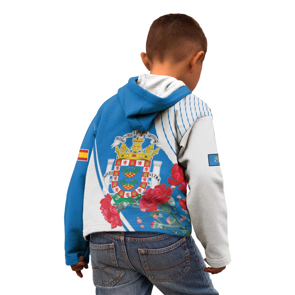 Melilla Kid Hoodie Coat Of Arms Red Carnation