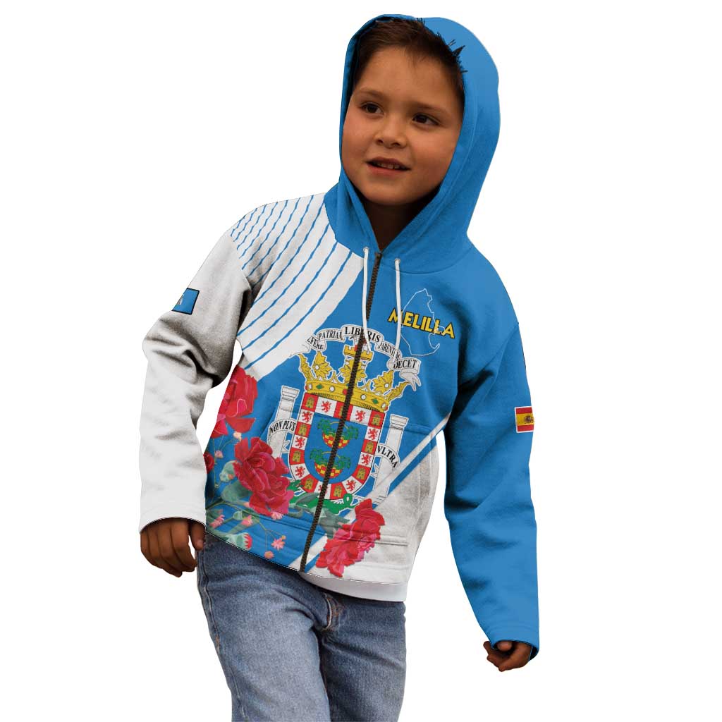 Melilla Kid Hoodie Coat Of Arms Red Carnation