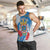 Melilla Men Tank Top Coat Of Arms Red Carnation