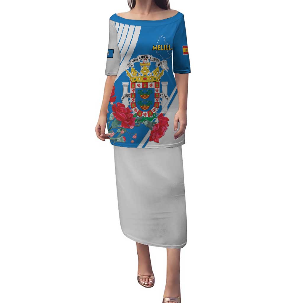 Melilla Puletasi Coat Of Arms Red Carnation