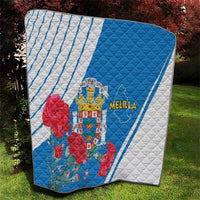 Melilla Quilt Coat Of Arms Red Carnation