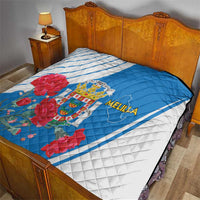 Melilla Quilt Coat Of Arms Red Carnation