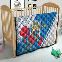 Melilla Quilt Coat Of Arms Red Carnation