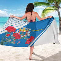 Melilla Sarong Coat Of Arms Red Carnation