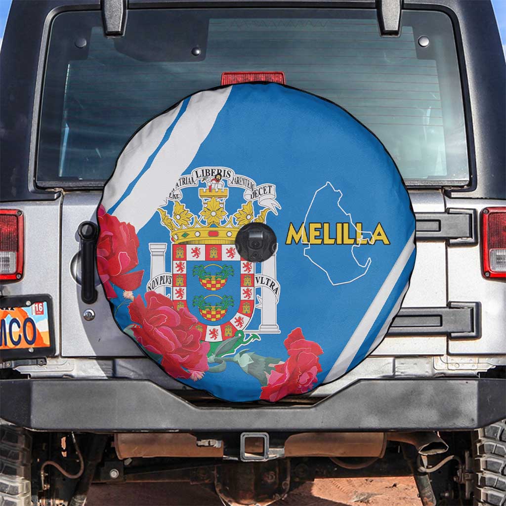Melilla Spare Tire Cover Coat Of Arms Red Carnation