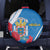 Melilla Spare Tire Cover Coat Of Arms Red Carnation