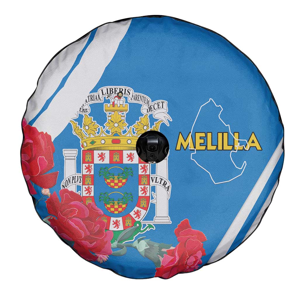 Melilla Spare Tire Cover Coat Of Arms Red Carnation