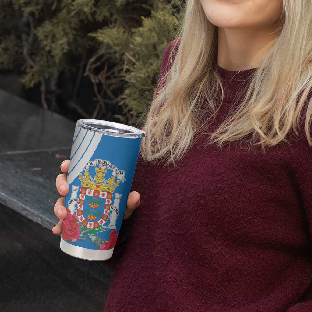 Melilla Tumbler Cup Coat Of Arms Red Carnation