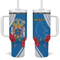 Melilla Tumbler With Handle Coat Of Arms Red Carnation