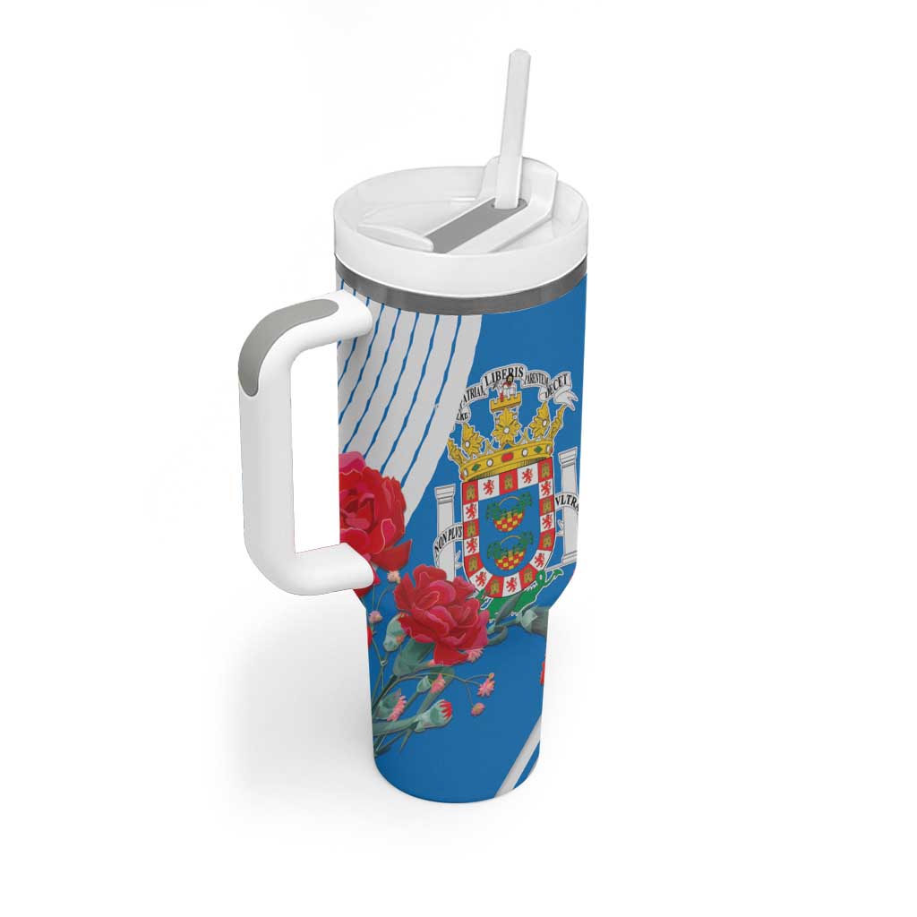 Melilla Tumbler With Handle Coat Of Arms Red Carnation