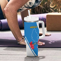 Melilla Tumbler With Handle Coat Of Arms Red Carnation