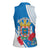 Melilla Women Sleeveless Polo Shirt Coat Of Arms Red Carnation