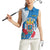 Melilla Women Sleeveless Polo Shirt Coat Of Arms Red Carnation