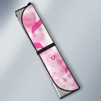 Breast Cancer Awareness Pink Ribbon Auto Sun Shade Tie Dye Style - Wonder Print Shop