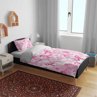 Breast Cancer Awareness Pink Ribbon Bedding Set Tie Dye Style - Wonder Print Shop