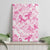 Breast Cancer Awareness Pink Ribbon Canvas Wall Art Tie Dye Style - Wonder Print Shop