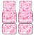 Breast Cancer Awareness Pink Ribbon Car Mats Tie Dye Style - Wonder Print Shop