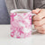 Breast Cancer Awareness Pink Ribbon Ceramic Mug Tie Dye Style - Wonder Print Shop