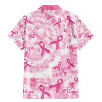 Breast Cancer Awareness Pink Ribbon Family Matching Mermaid Dress and Hawaiian Shirt Tie Dye Style - Wonder Print Shop