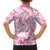 Breast Cancer Awareness Pink Ribbon Family Matching Summer Maxi Dress and Hawaiian Shirt Tie Dye Style - Wonder Print Shop