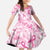 Breast Cancer Awareness Pink Ribbon Family Matching Summer Maxi Dress and Hawaiian Shirt Tie Dye Style - Wonder Print Shop