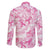 Breast Cancer Awareness Pink Ribbon Family Matching Summer Maxi Dress and Hawaiian Shirt Tie Dye Style - Wonder Print Shop