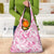 Breast Cancer Awareness Pink Ribbon Grocery Bag Tie Dye Style - Wonder Print Shop