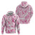 Breast Cancer Awareness Pink Ribbon Hoodie Tie Dye Style - Wonder Print Shop